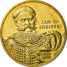Monnaie, Pologne, 2 Zlote, 2001, Warsaw, SUP+, Laiton, KM:423