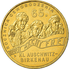 Coin, Poland, 2 Zlote, 2010, Warsaw, MS(60-62), Brass, KM:712
