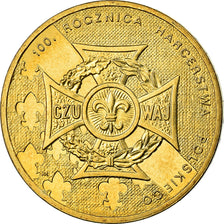 Münze, Polen, 2 Zlote, 2010, Warsaw, VZ+, Messing, KM:725