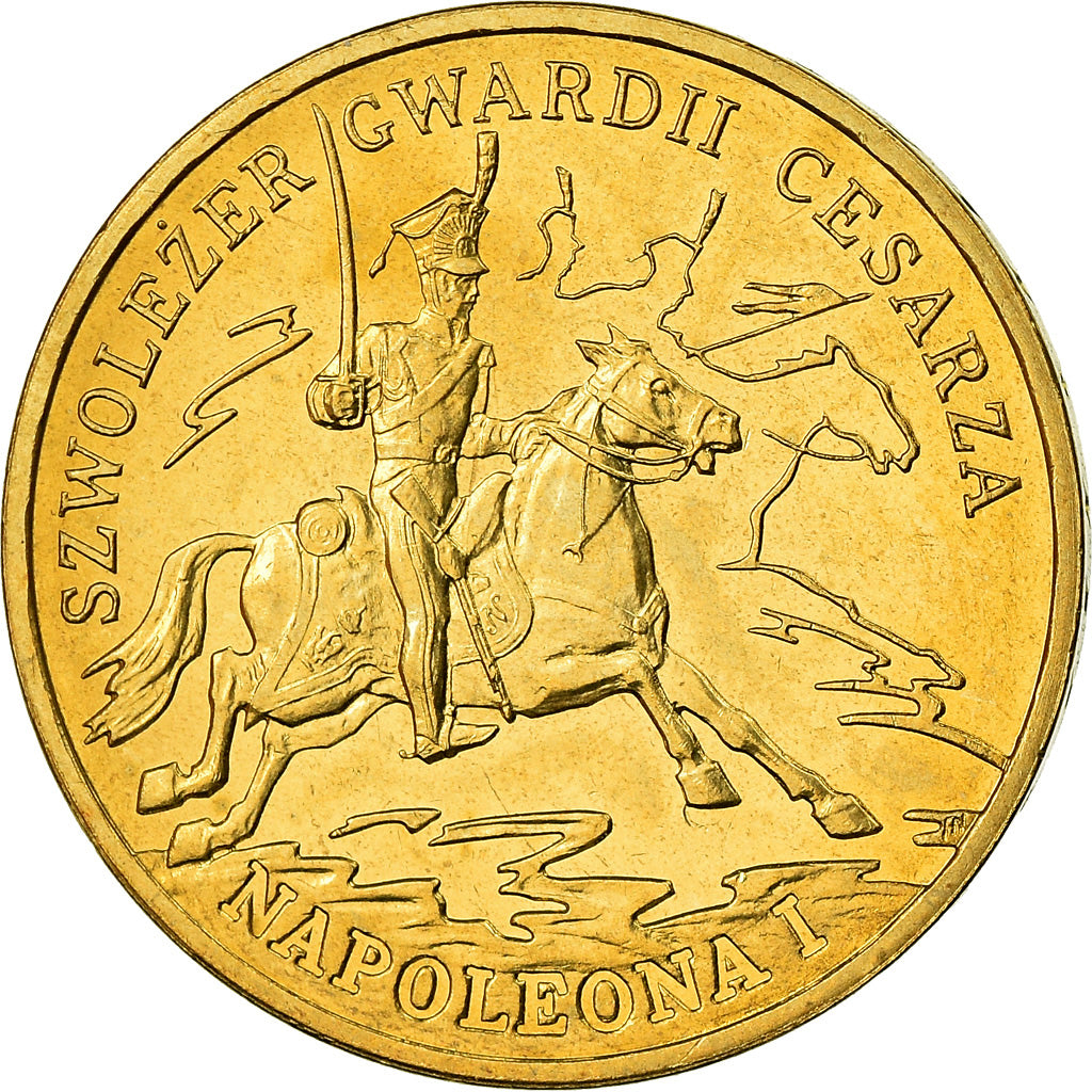 Coin, Poland, 2 Zlote, 2010, Warsaw, MS(60-62), Brass, KM:718
