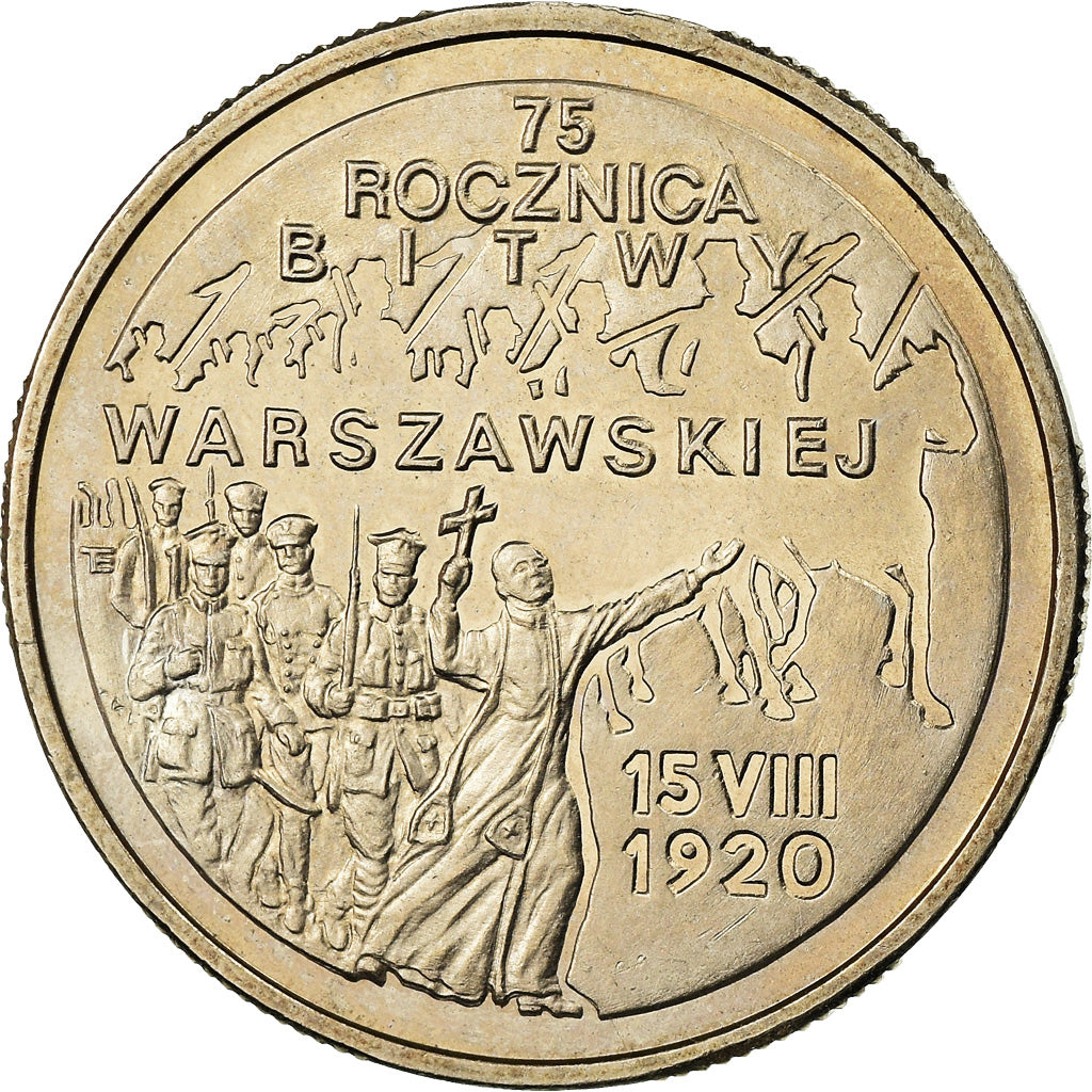 Coin, Poland, 2 Zlote, 1995, Warsaw, MS(60-62), Copper-nickel, KM:297