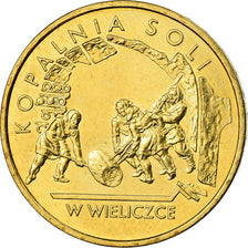 Coin, Poland, 2 Zlote, 2001, Warsaw, MS(60-62), Brass, KM:408