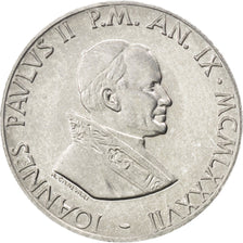 VATICAN CITY, 10 Lire, 1987, KM #199, MS(63), Aluminum, 23, 1.59