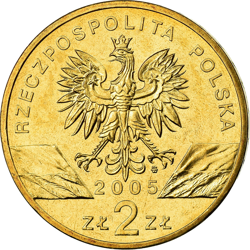 Monnaie, Pologne, 2 Zlote, 2005, Warsaw, SUP+, Laiton, KM:520