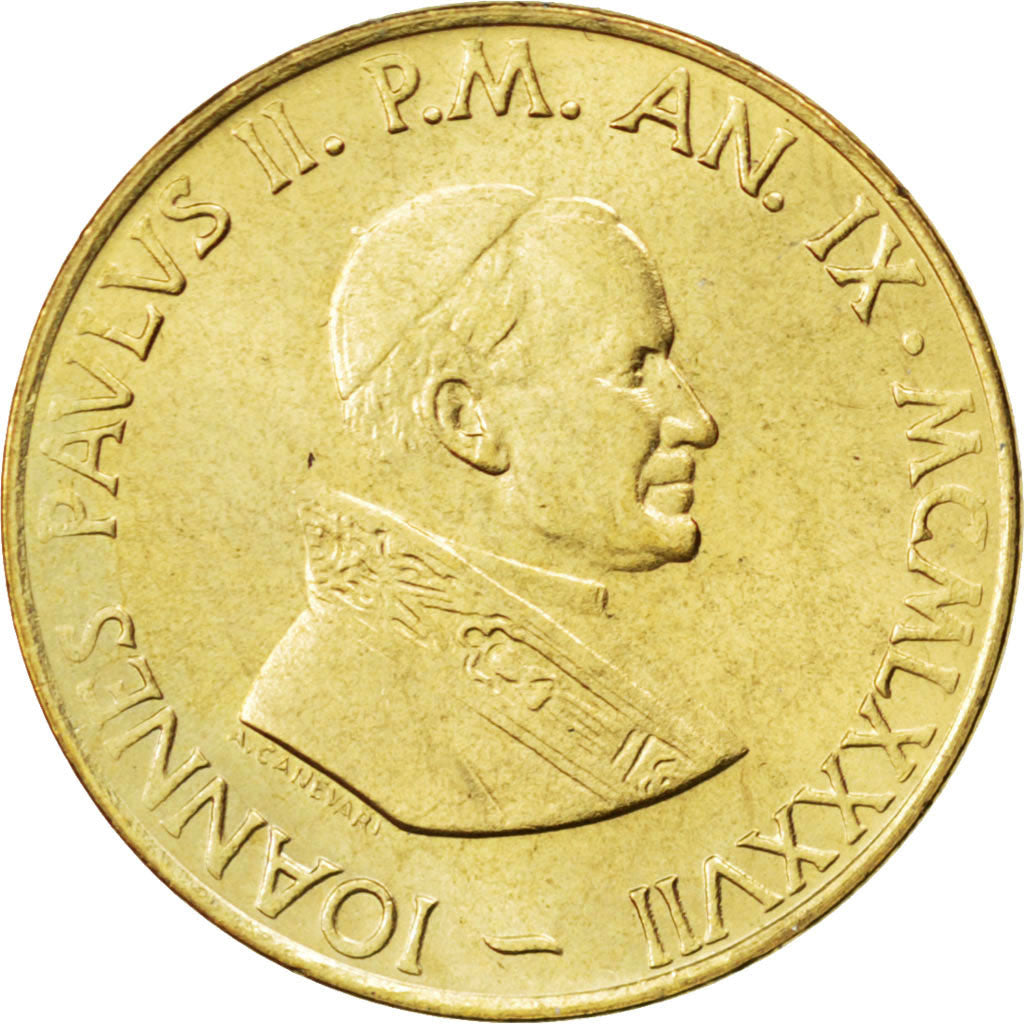 Vatican, Jean-Paul II, 20 Lire 1987, KM 200