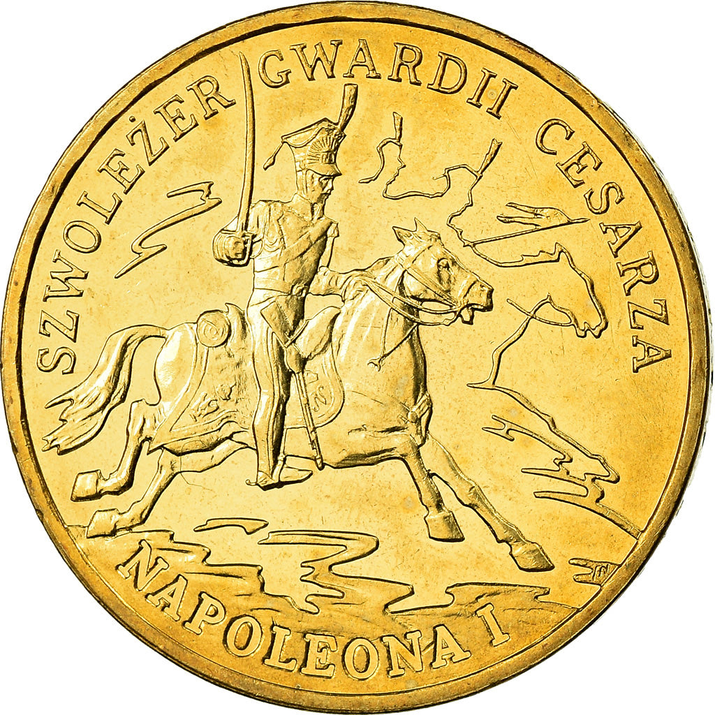 Coin, Poland, 2 Zlote, 2010, Warsaw, MS(60-62), Brass, KM:718