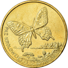 Coin, Poland, 2 Zlote, 2001, Warsaw, MS(60-62), Brass, KM:414