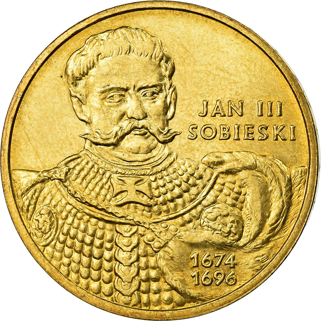 Coin, Poland, 2 Zlote, 2001, Warsaw, MS(60-62), Brass, KM:423