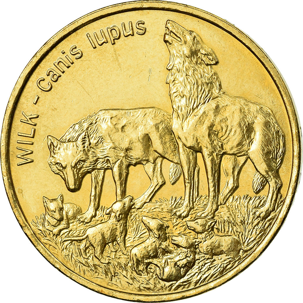 Coin, Poland, 2 Zlote, 1999, Warsaw, MS(60-62), Brass, KM:355