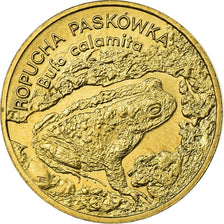 Coin, Poland, 2 Zlote, 1998, Warsaw, MS(60-62), Brass, KM:340