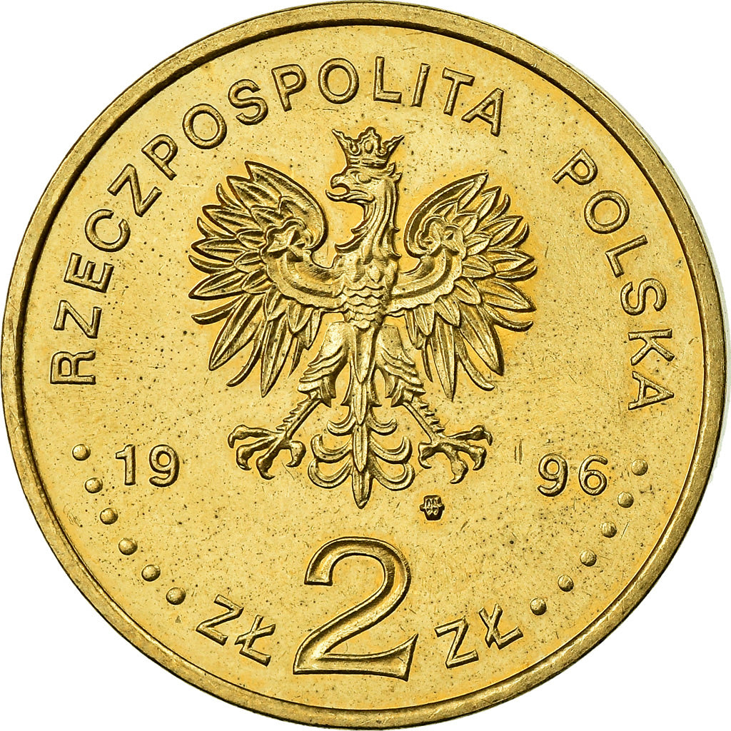 Monnaie, Pologne, 2 Zlote, 1996, Warsaw, SUP+, Laiton, KM:315