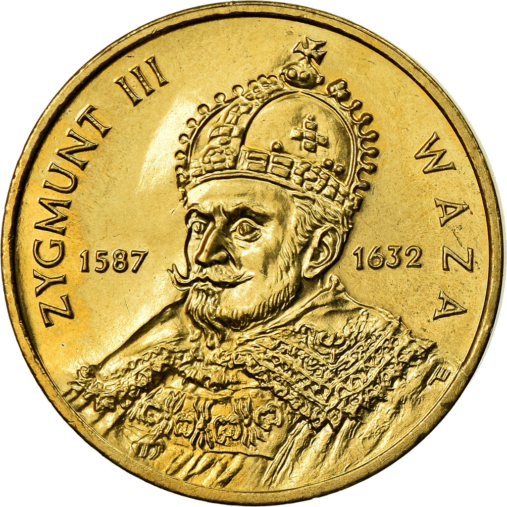 Coin, Poland, 2 Zlote, 1998, Warsaw, MS(60-62), Brass, KM:336