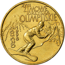 Monnaie, Pologne, 2 Zlote, 1998, Warsaw, SUP+, Laiton, KM:335