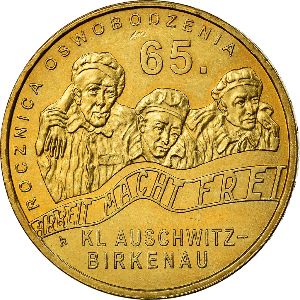 Monnaie, Pologne, 2 Zlote, 2010, Warsaw, SUP+, Laiton, KM:712
