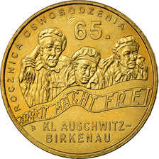 Monnaie, Pologne, 2 Zlote, 2010, Warsaw, SUP+, Laiton, KM:712