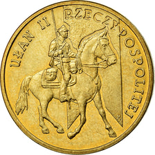 Coin, Poland, 2 Zlote, 2011, Warsaw, MS(60-62), Brass, KM:780