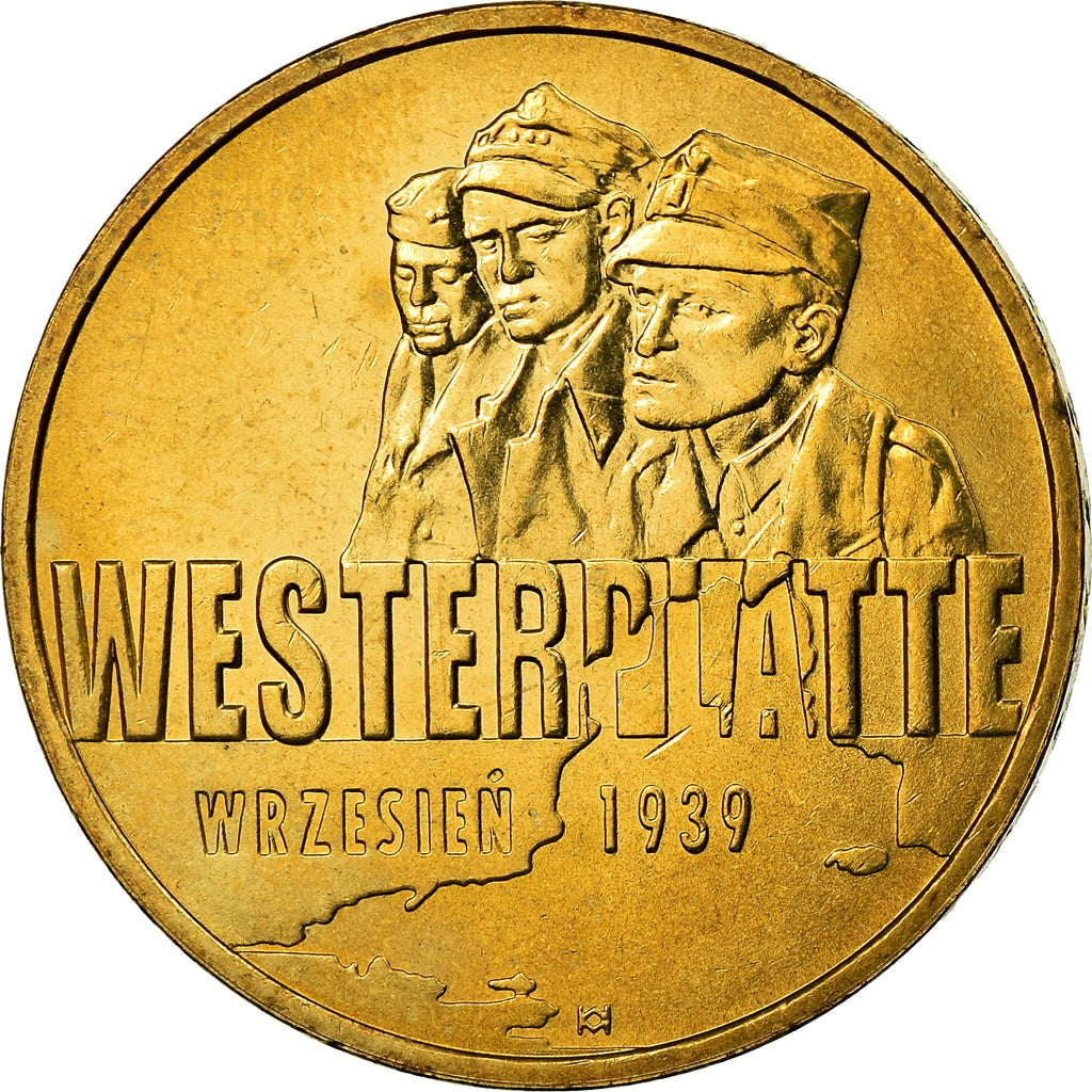 Moneta, Polonia, 2 Zlote, 2009, Warsaw, SPL, Ottone, KM:694
