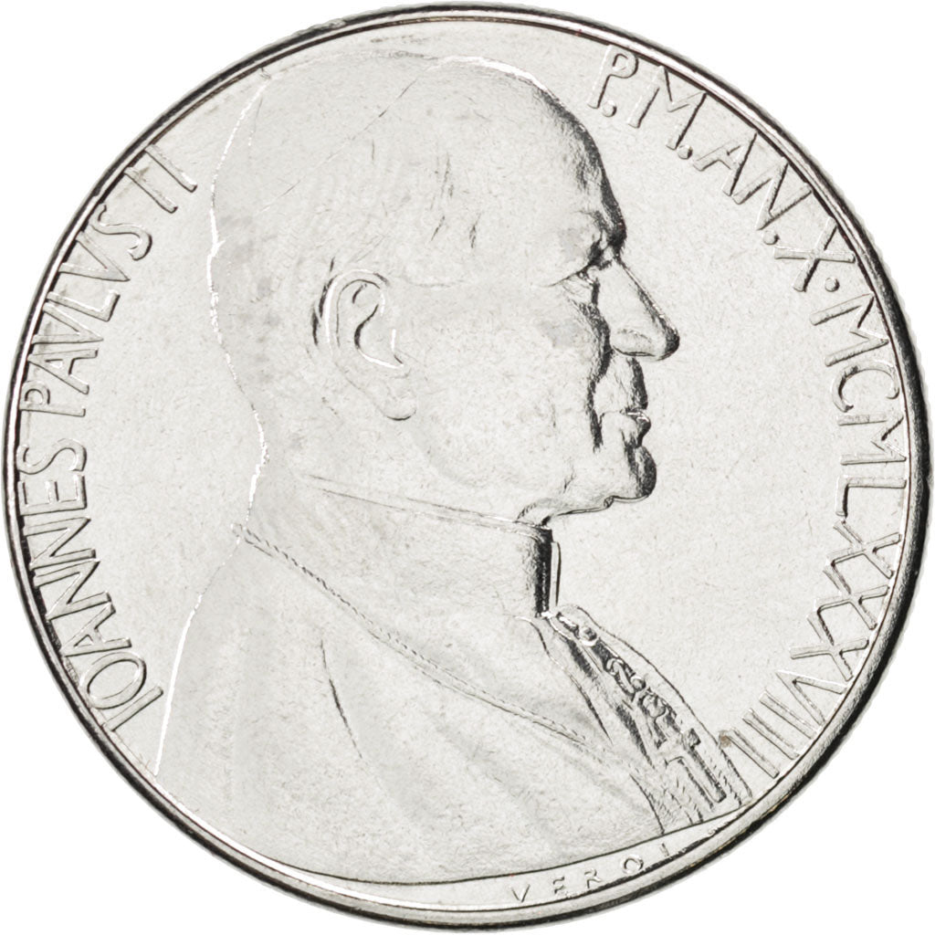 Monnaie, Cité du Vatican, John Paul II, 100 Lire, 1988, SPL, Stainless Steel