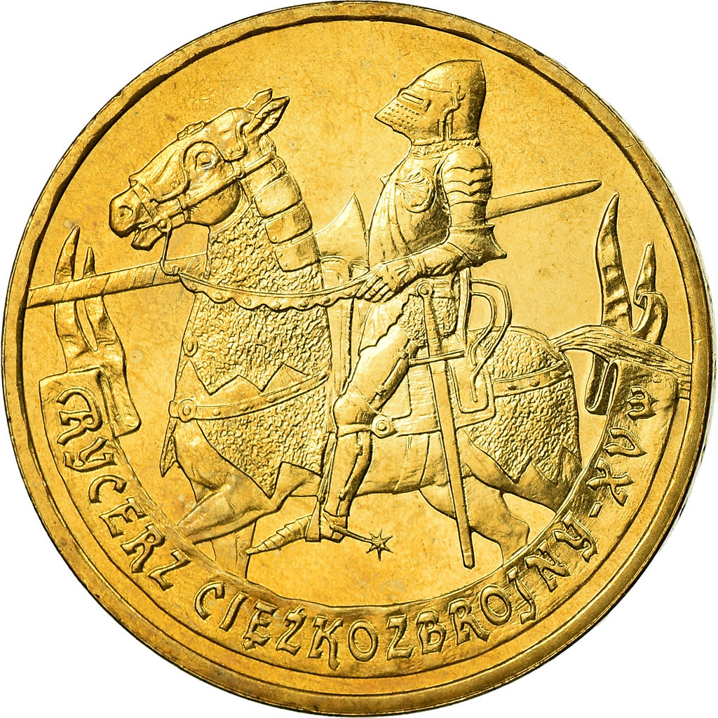 Coin, Poland, 2 Zlote, 2007, Warsaw, MS(60-62), Brass, KM:611