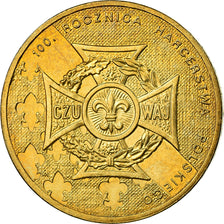Moneta, Polonia, 2 Zlote, 2010, Warsaw, SPL, Ottone, KM:725