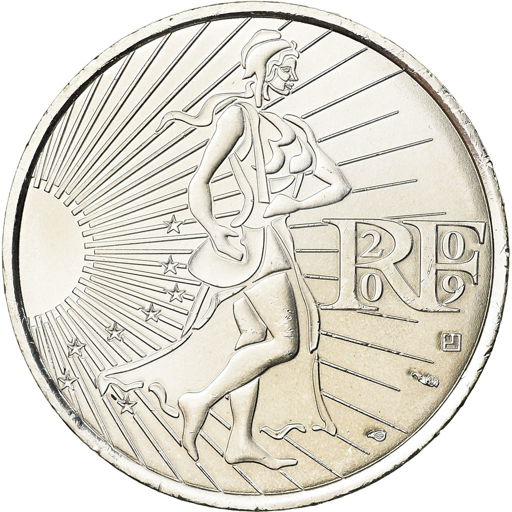 France, 10 Euro, 2009, MS(60-62), Silver, Gadoury:EU337, KM:1580