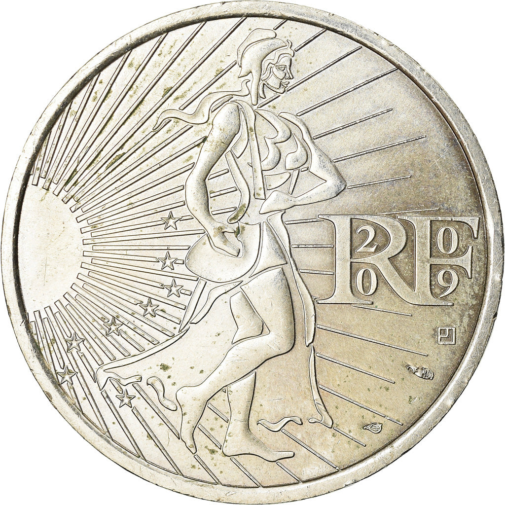 France, 10 Euro, 2009, MS(60-62), Silver, Gadoury:EU337, KM:1580