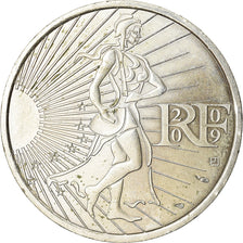 France, 10 Euro, 2009, MS(60-62), Silver, Gadoury:EU337, KM:1580