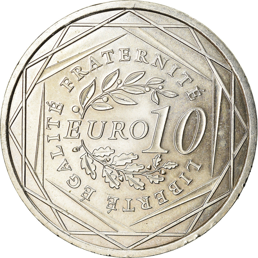 France, 10 Euro, 2009, MS(60-62), Silver, Gadoury:EU337, KM:1580