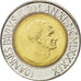 Coin, VATICAN CITY, John Paul II, 500 Lire, 1989, MS(63), Bi-Metallic, KM:218