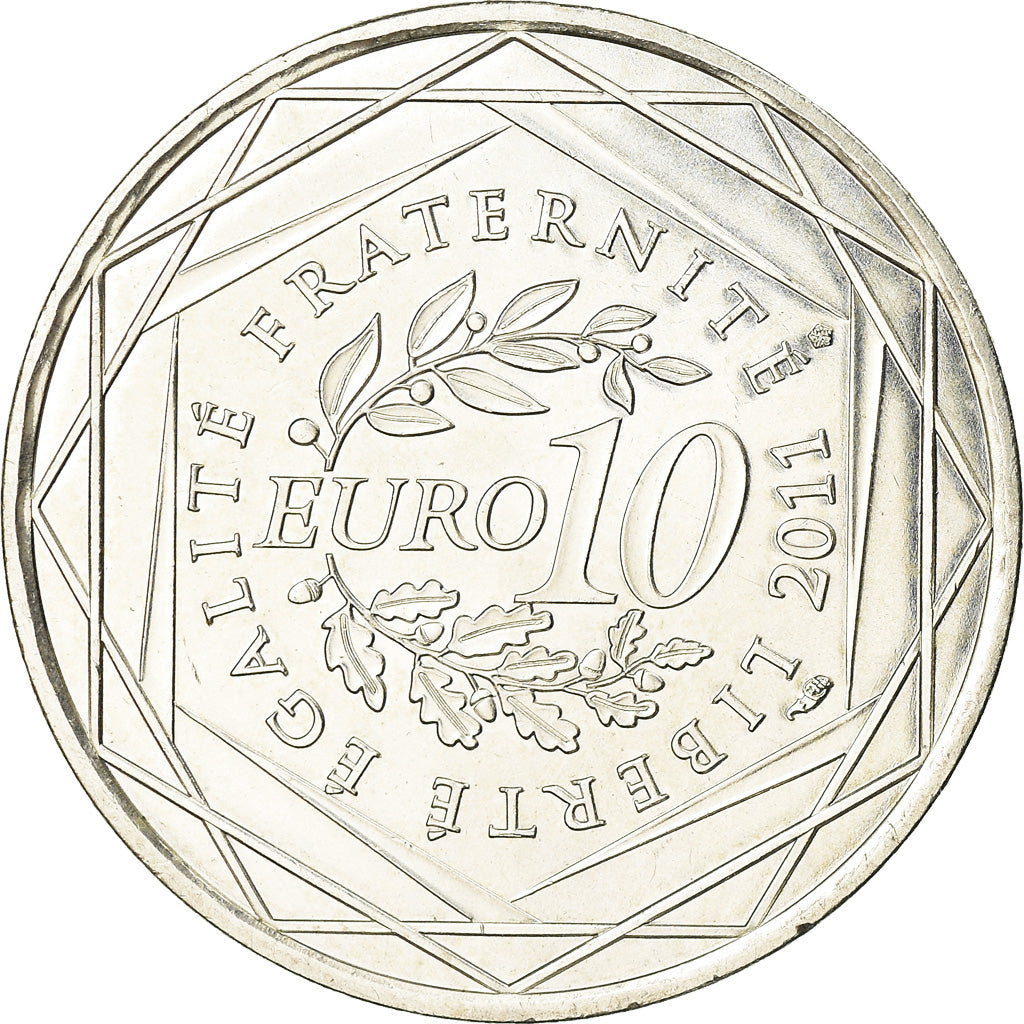 France, 10 Euro, 2011, SUP+, Argent, Gadoury:EU450, KM:1745