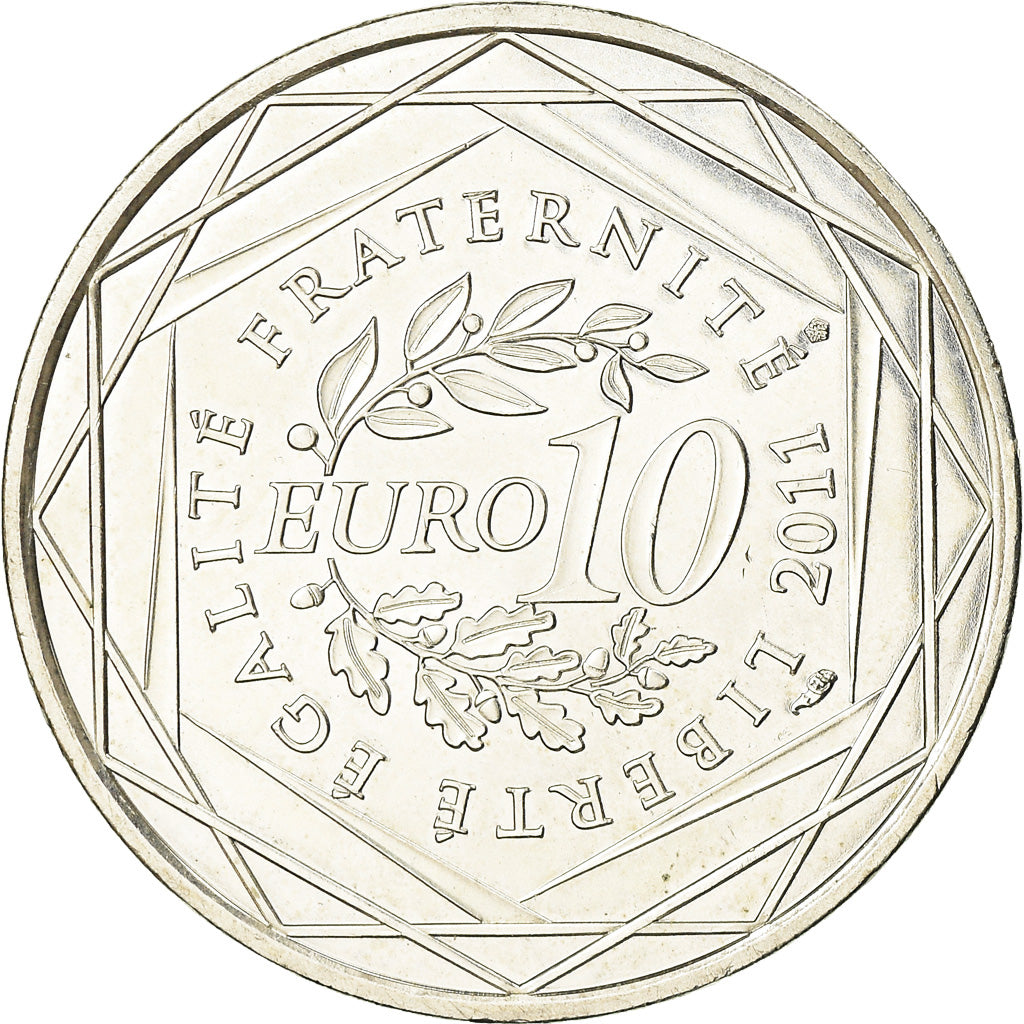 France, 10 Euro, 2011, SUP+, Argent, Gadoury:EU450, KM:1745