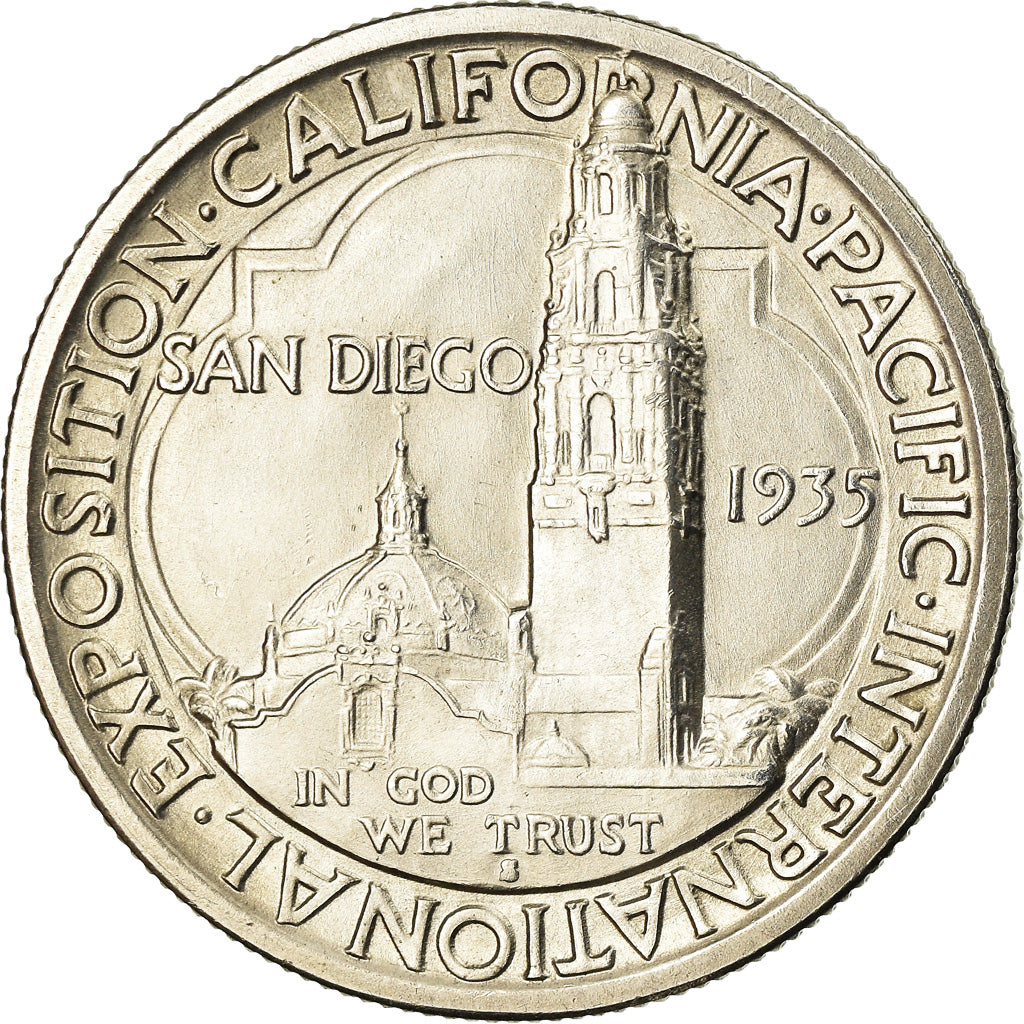 Coin, United States, Half Dollar, 1935, U.S. Mint, San Francisco, MS(60-62)