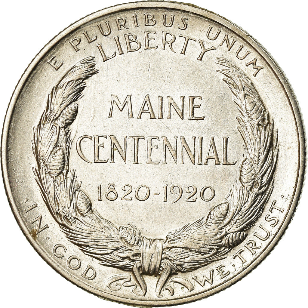 Monnaie, États-Unis, Half Dollar, 1920, U.S. Mint, Philadelphie, SUP, Argent
