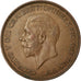Coin, Great Britain, George V, Penny, 1936, AU(50-53), Bronze, KM:838