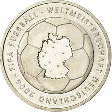 GERMANY - FEDERAL REPUBLIC, 10 Euro, 2003, MS(63), Silver, KM:223