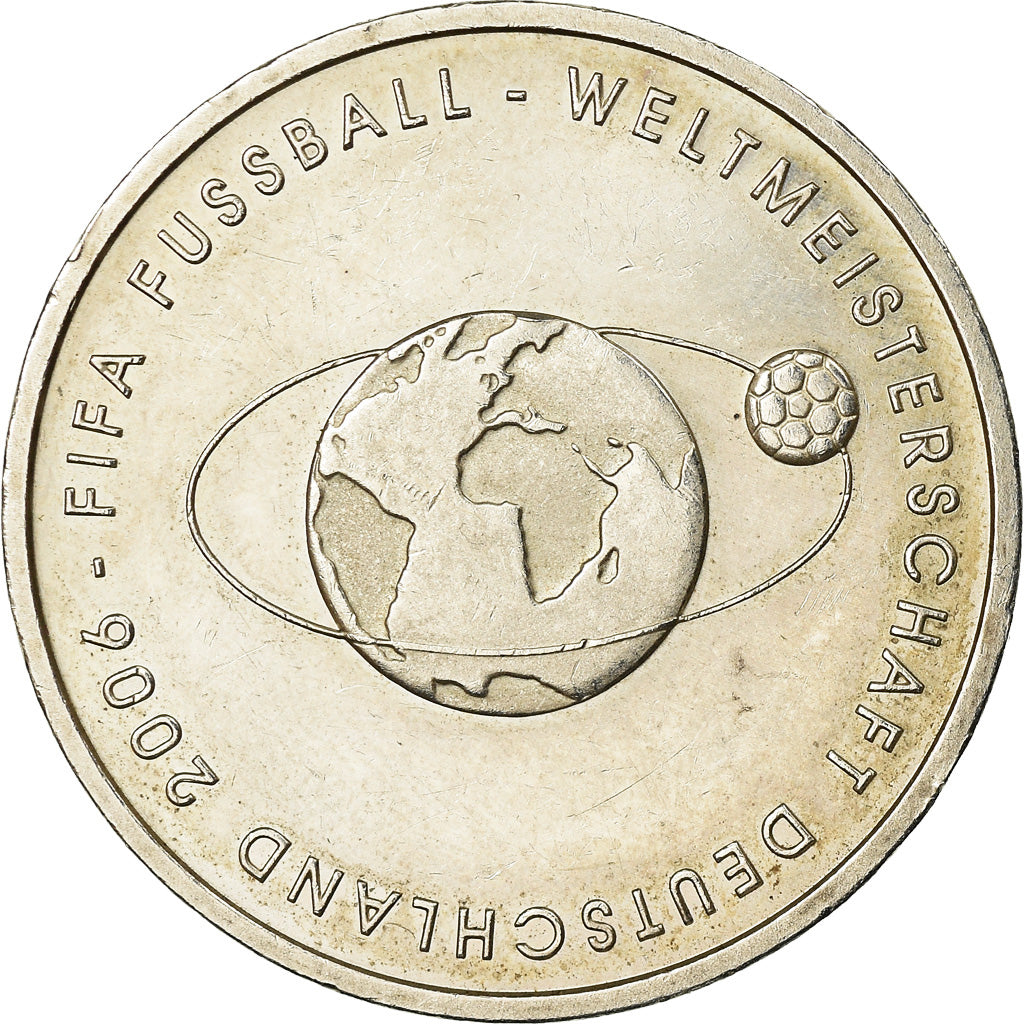 GERMANY - FEDERAL REPUBLIC, 10 Euro, 2004, AU(50-53), Silver, KM:229