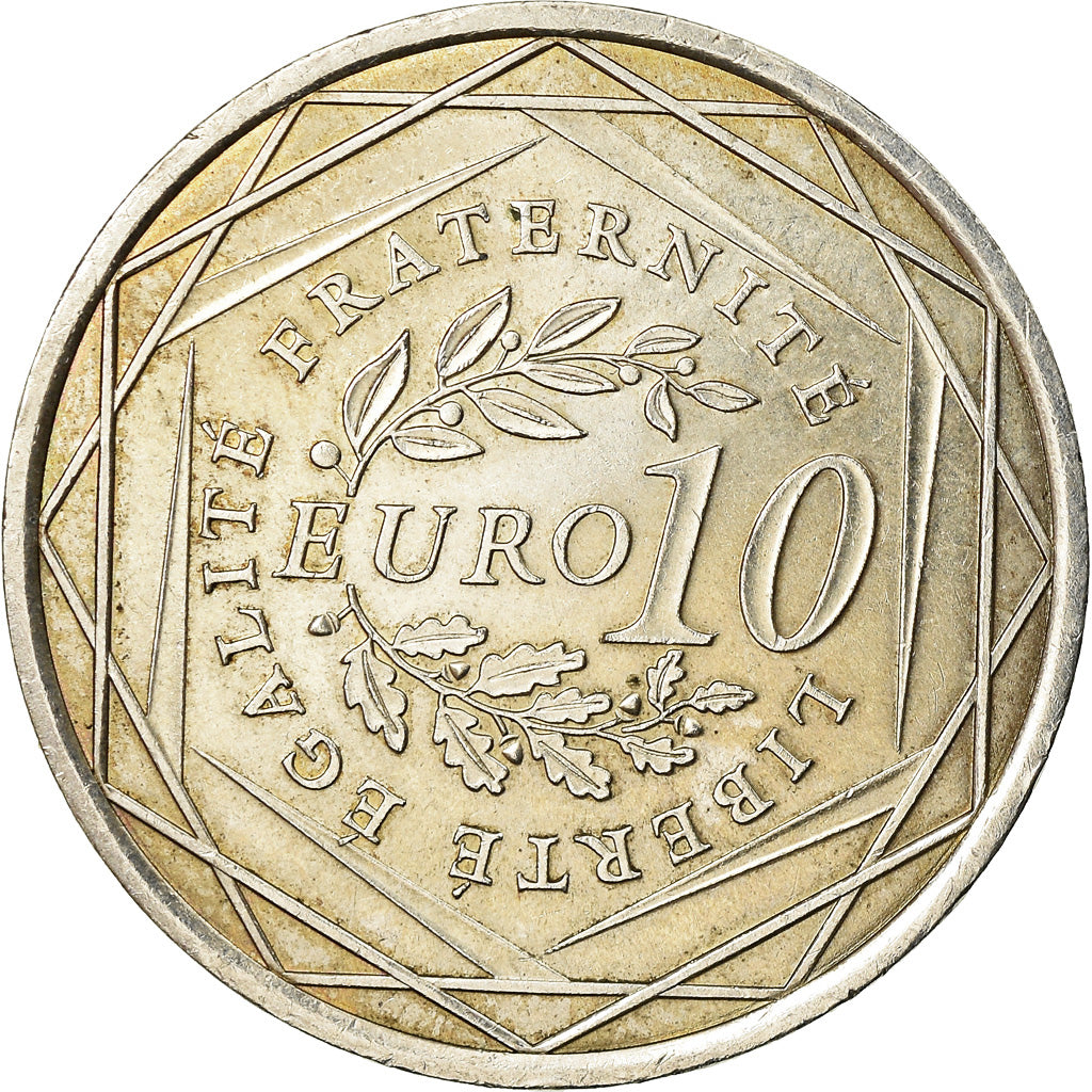 Francia, 10 Euro, 2009, BB+, Argento, Gadoury:EU337, KM:1580
