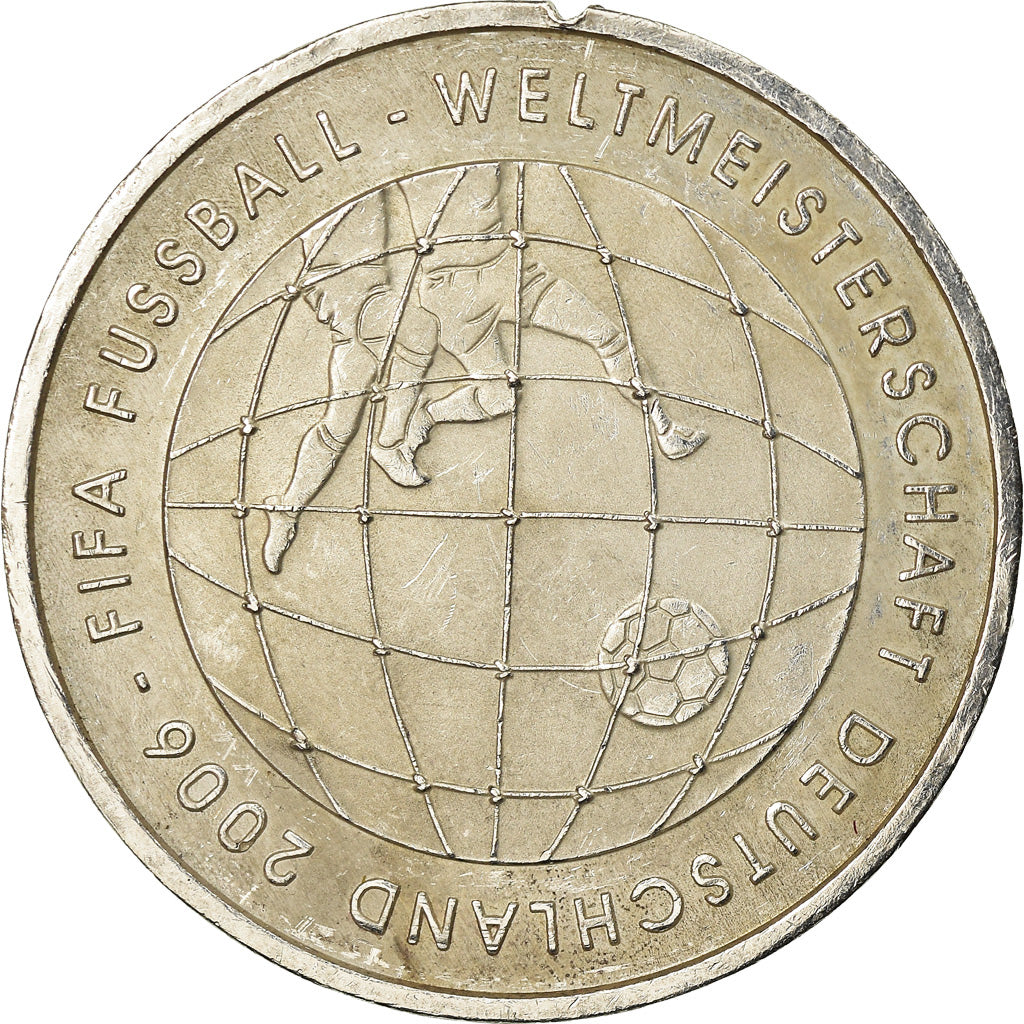 GERMANY - FEDERAL REPUBLIC, 10 Euro, 2005, EF(40-45), Silver, KM:243