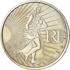 França, 10 Euro, 2009, AU(50-53), Prata, Gadoury:EU337, KM:1580