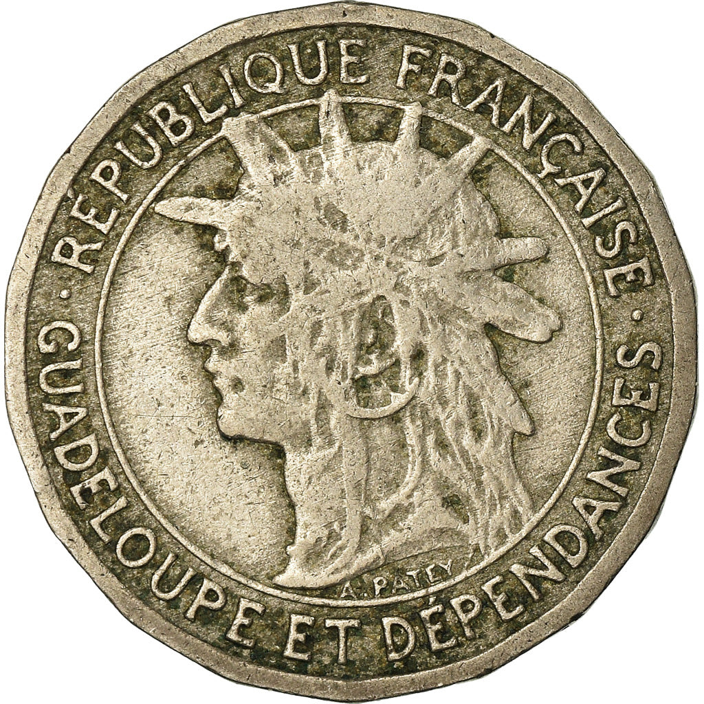 Münze, Guadeloupe, 50 Centimes, 1903, S+, Copper-nickel, KM:45