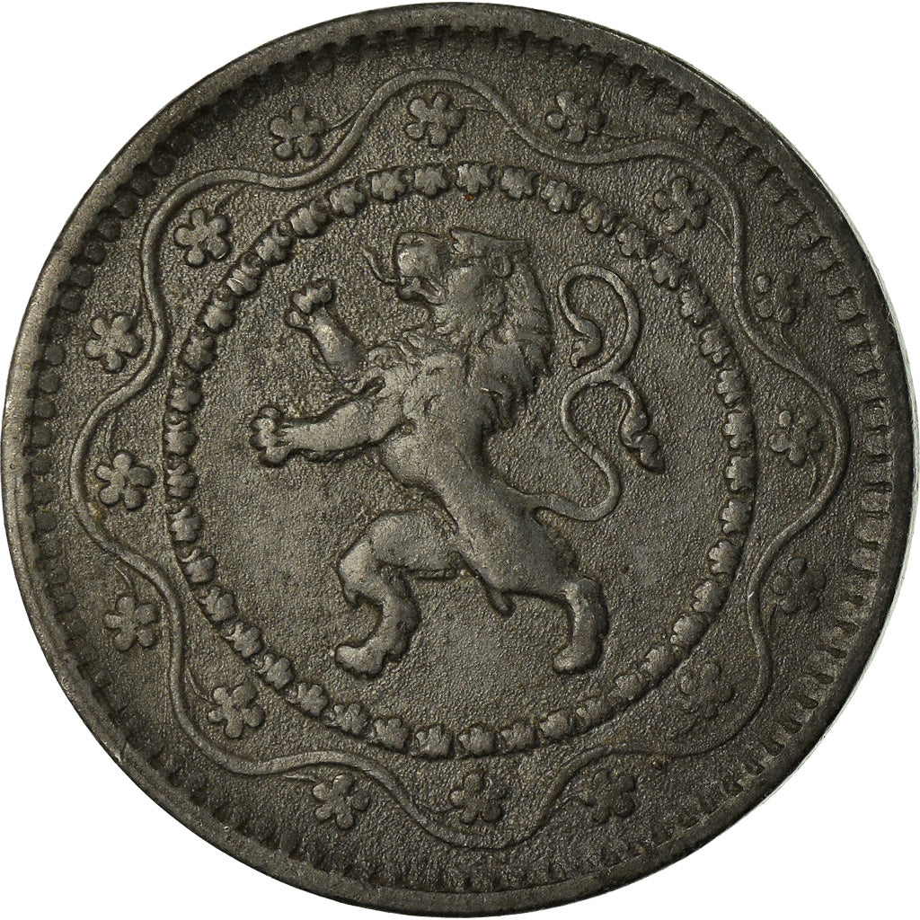 Coin, Belgium, 10 Centimes, 1917, EF(40-45), Zinc, KM:81