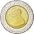 Coin, VATICAN CITY, John Paul II, 500 Lire, 1990, MS(63), Bi-Metallic, KM:225