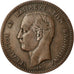 Coin, Greece, George I, 10 Lepta, 1882, Paris, EF(40-45), Copper, KM:55