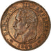 Moneda, Francia, Napoleon III, 2 Centimes, 1862, Bordeaux, MBC+