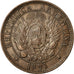Coin, Argentina, 2 Centavos, 1891, AU(50-53), Bronze, KM:33