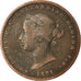 Moeda, Jersey, Victoria, 1/26 Shilling, 1871, VF(20-25), Bronze, KM:4