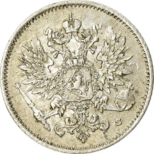 Coin, Finland, Nicholas II, 25 Penniä, 1916, EF(40-45), Silver, KM:6.2