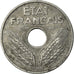 Moeda, França, État français, 20 Centimes, 1942, Paris, EF(40-45), Zinco