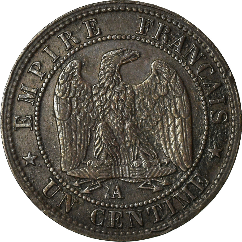 Monnaie, France, Napoleon III, Centime, 1855, Paris, TTB, Bronze, Gad 86