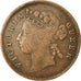 Munten, Straits Settlements, Cent, 1880, FR+, Koper